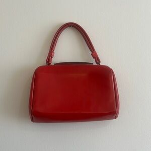 Cherry Red Retro Hand Bag